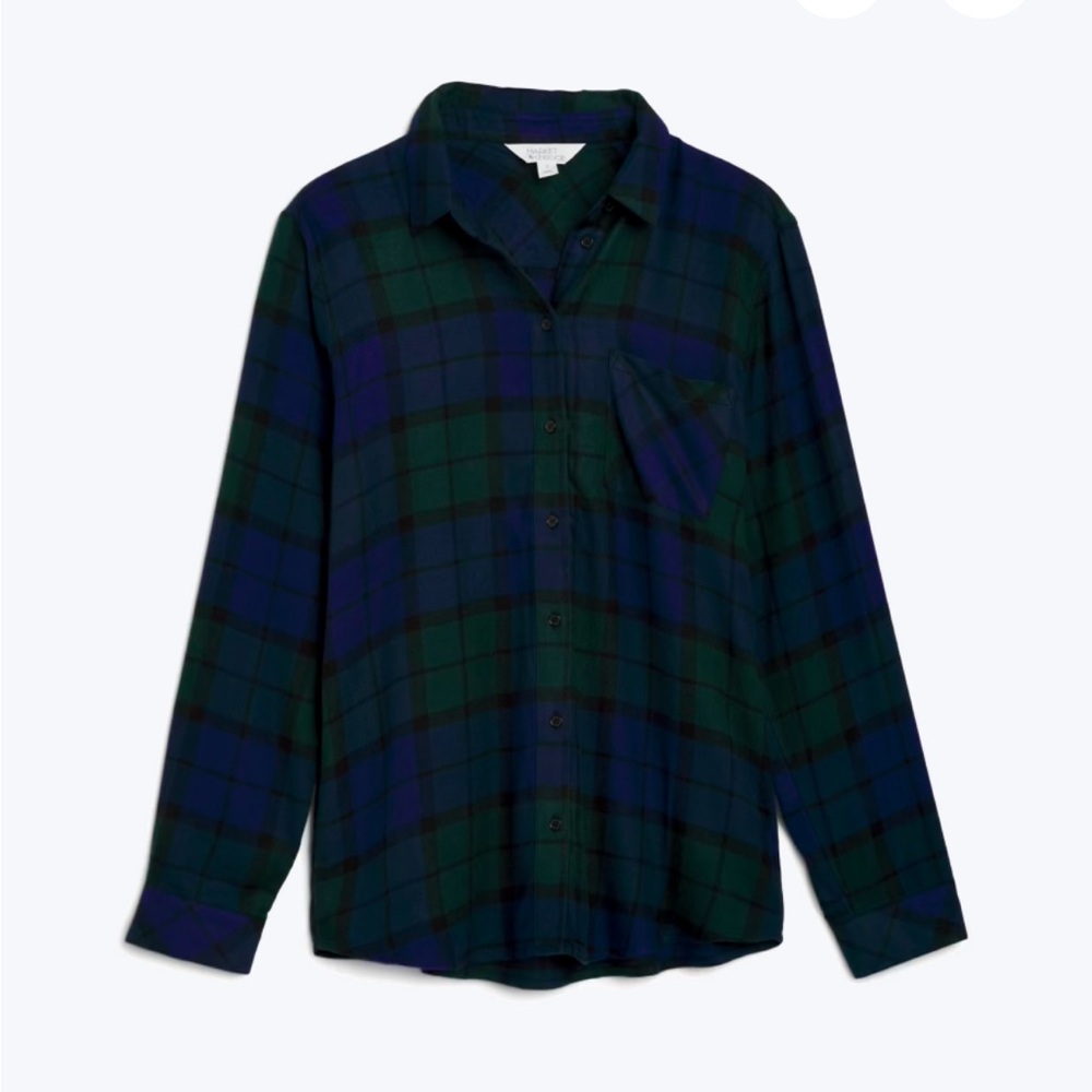 Market and Spruce Flannel, button down, medium